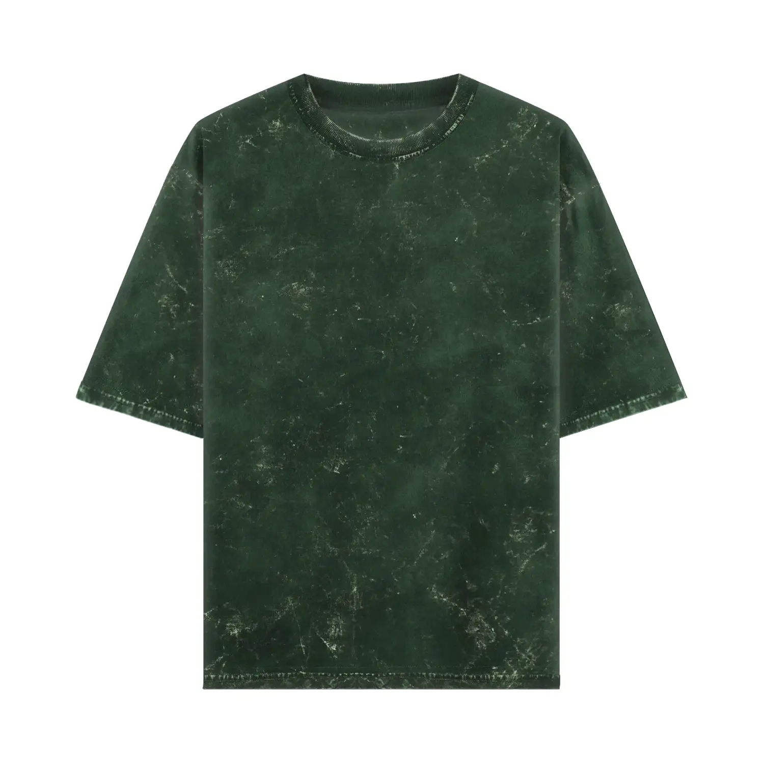 Unisex Acid Wash Oversized T-Shirt – Vintage Look in Black, Navy, Maroon, Olive & Bottle Green | Sizes XS to XXL