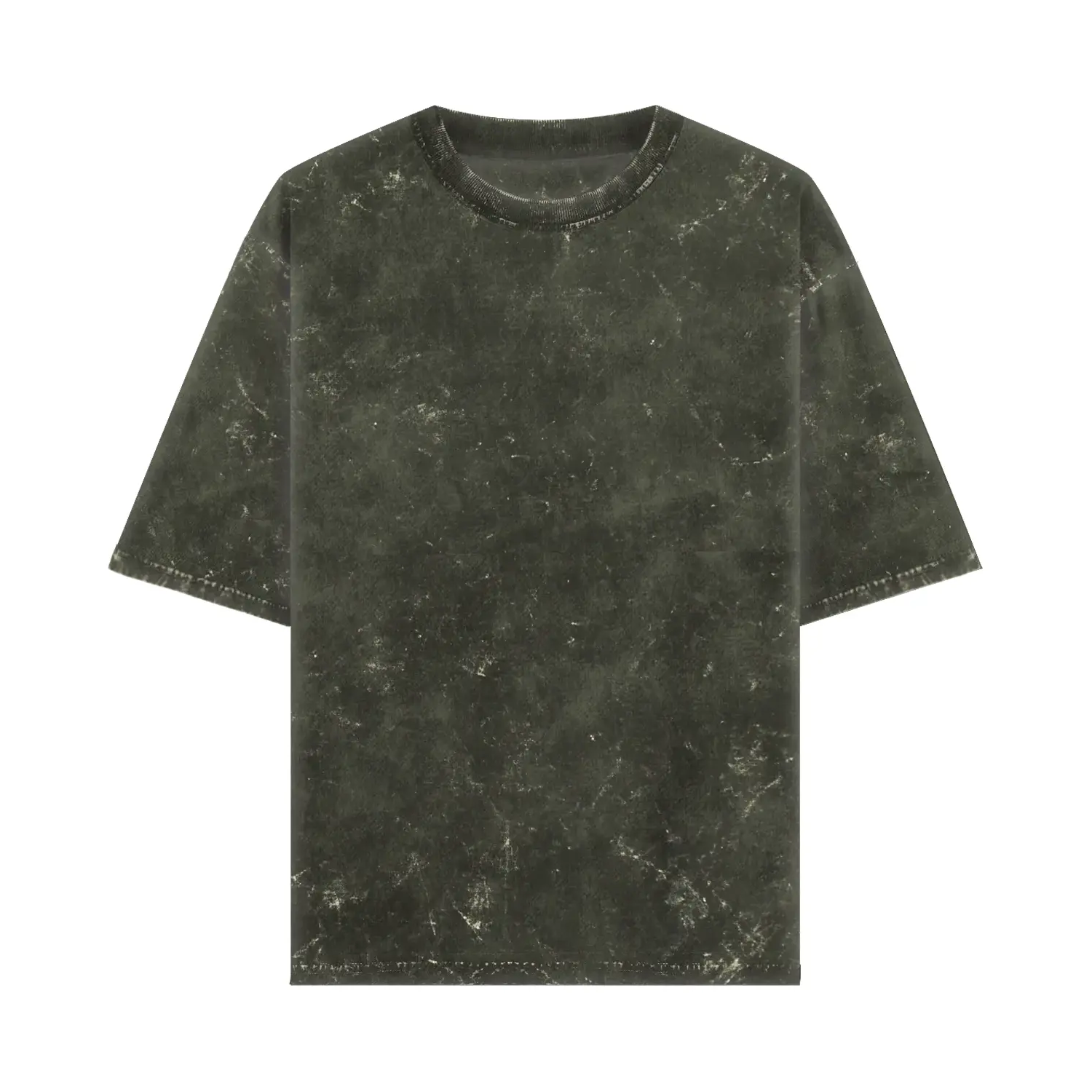 Unisex Acid Wash Oversized T-Shirt – Vintage Look in Black, Navy, Maroon, Olive & Bottle Green | Sizes XS to XXL